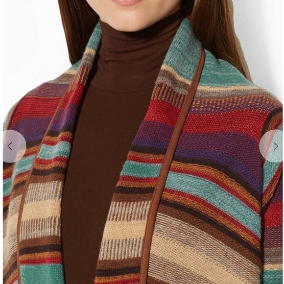 Ralph Lauren Wool Open Front Cardigan - Picture 10 of 11